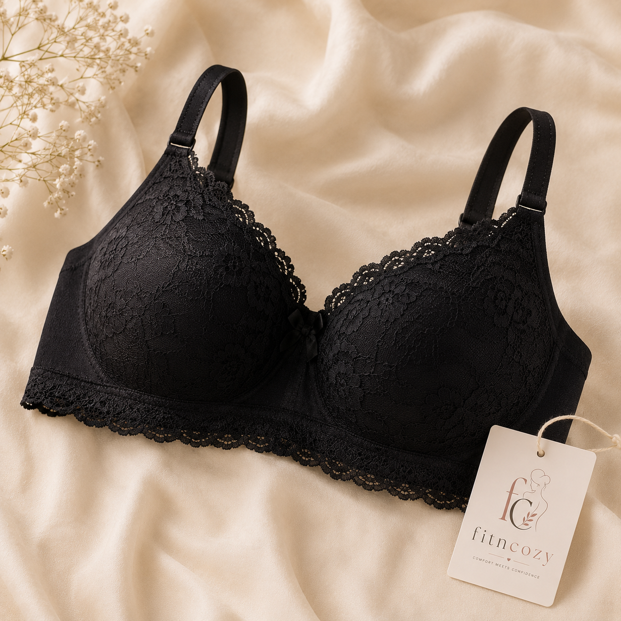 Premium Lace Comfort Bra