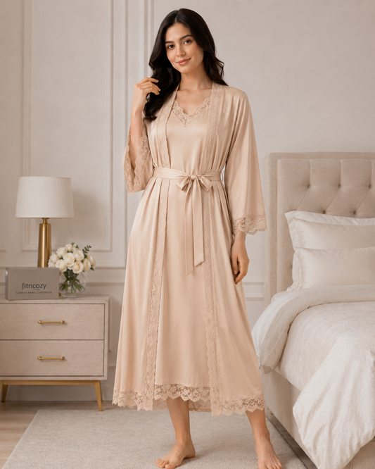 fitncozy Premium Robe Nightwear Set
