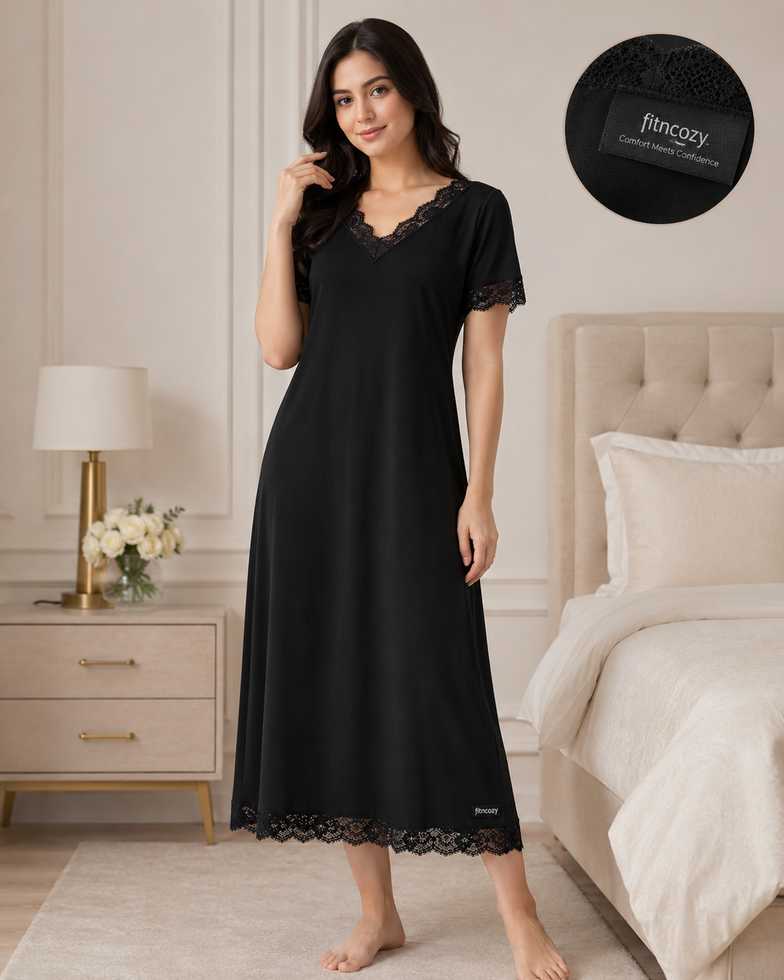 fitncozy Premium Robe Nightwear Set